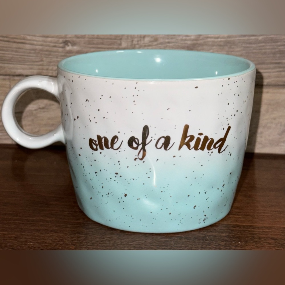 One Of The Kind Ceramic  Mug - Double Sided - NEW
